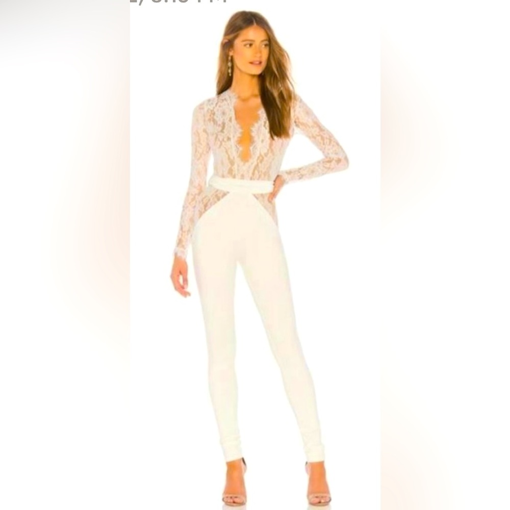 Michael Costello X Revolve Julian
Jumpsuit In White.